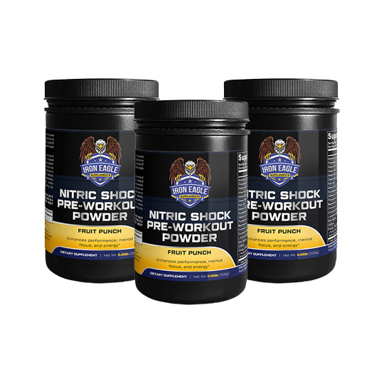 Nitric Shock Pre-Workout Powder (Fruit Punch)
