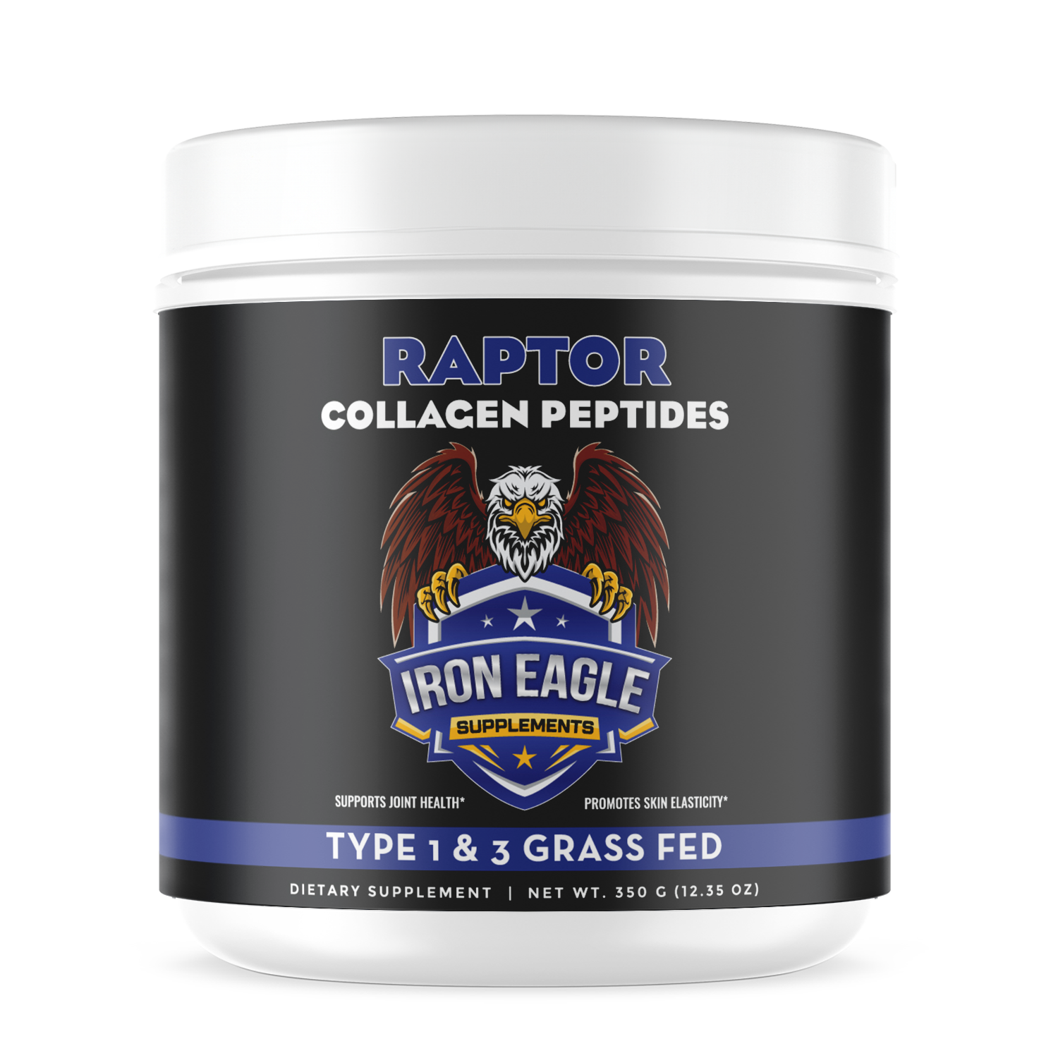 Collagen Powder Type 1 & 3 Grass Fed Iron Eagle Supplements LLC