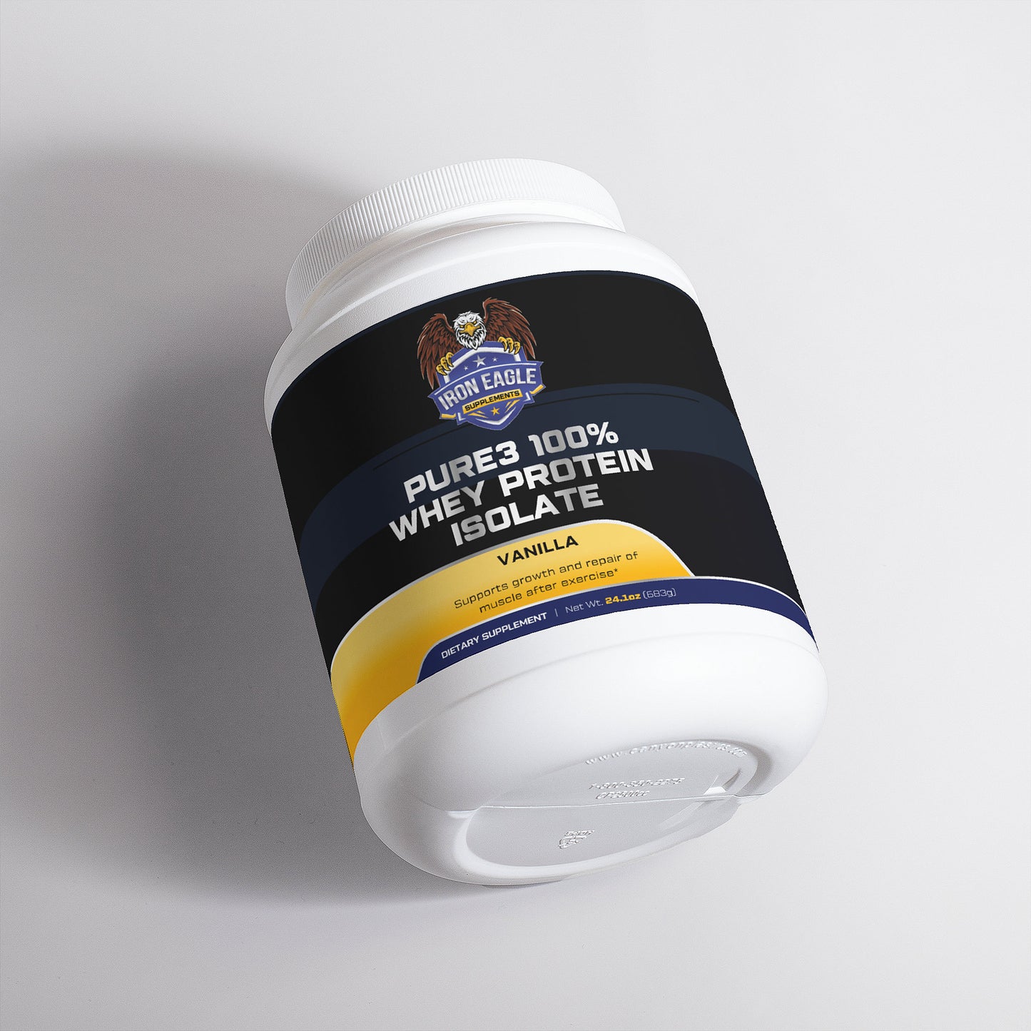 Pure3 100% Whey Protein Isolate (Vanilla)