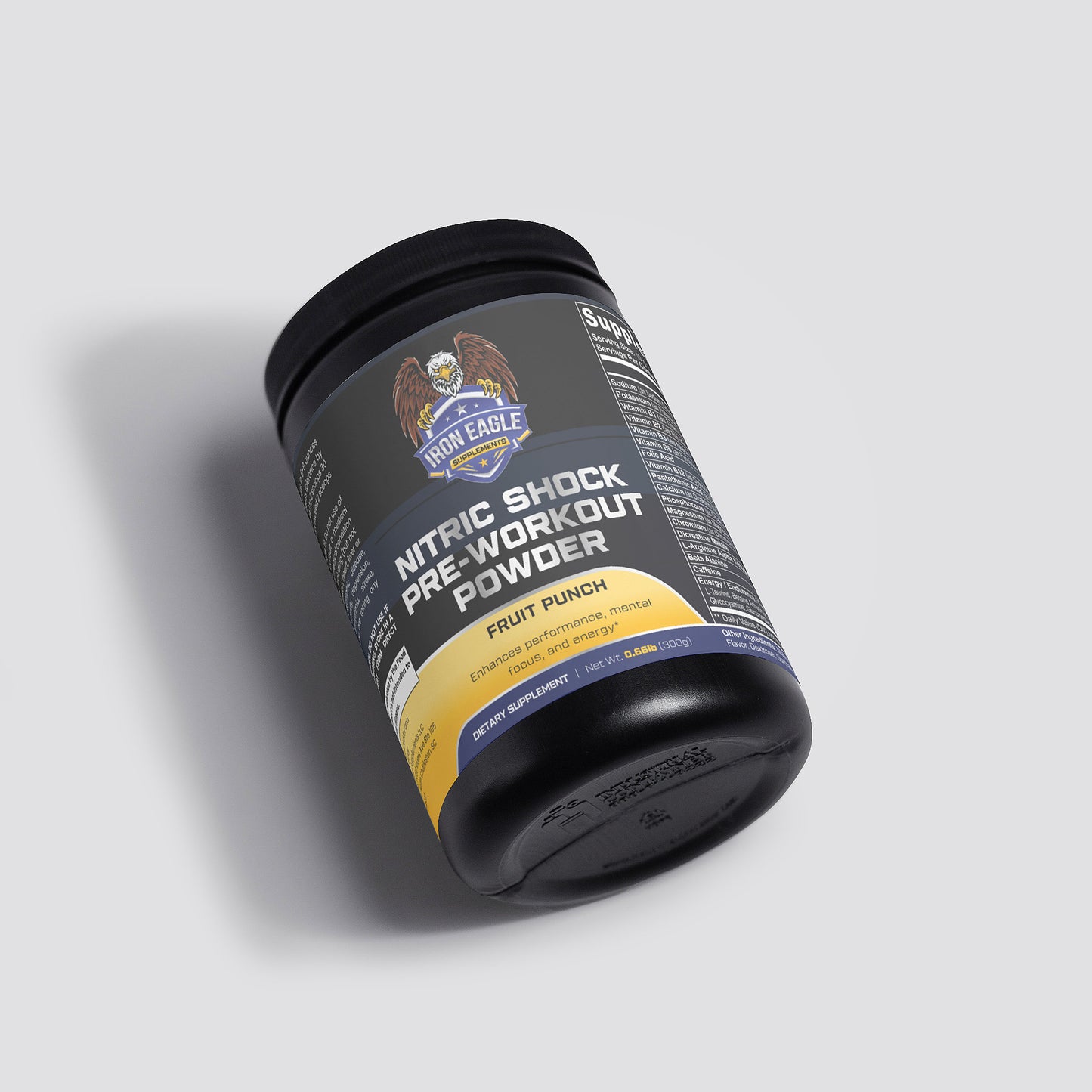 Nitric Shock Pre-Workout Powder (Fruit Punch)