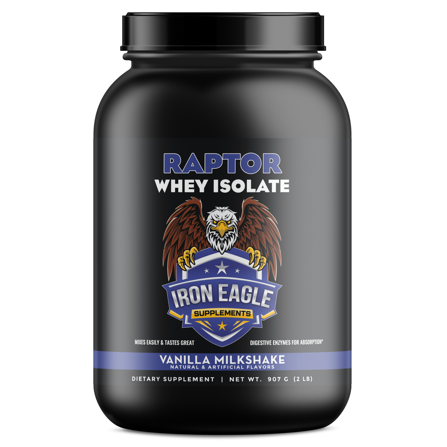 2LB Whey Protein Iron Eagle Supplements LLC