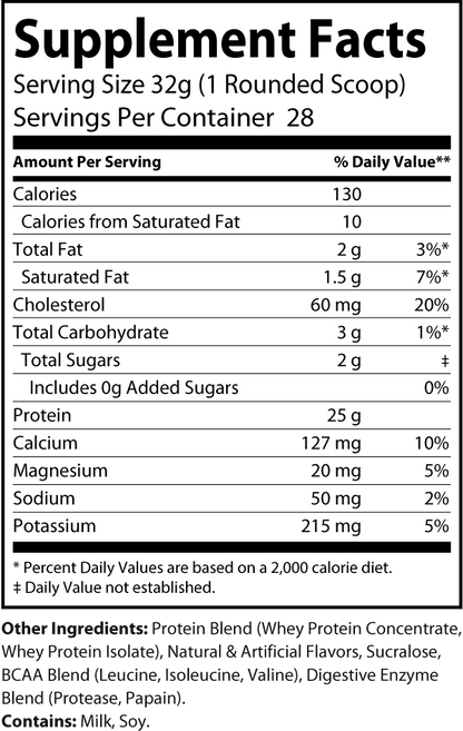 2LB Premium Whey Protein (Vanilla Milkshake)