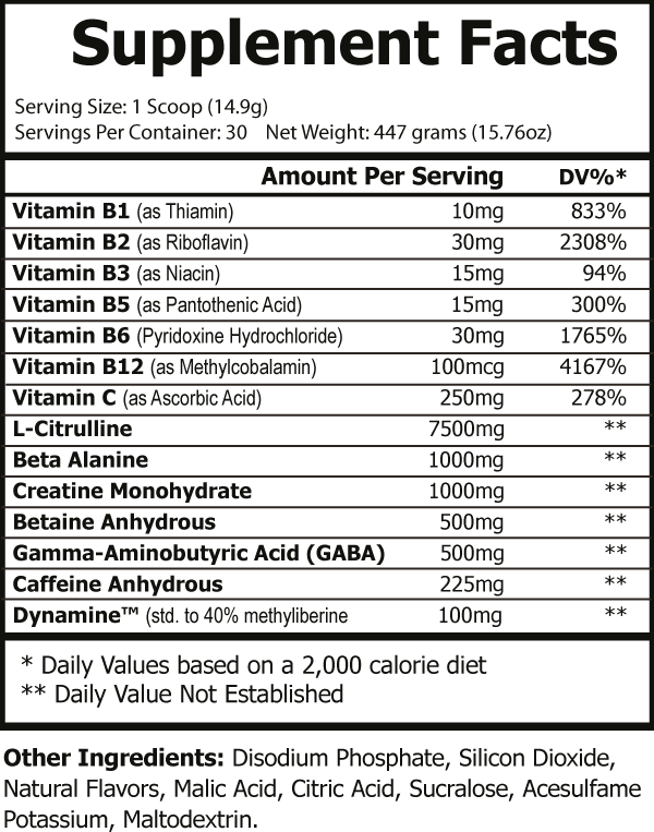 Ultimate Pre-Workout (Tropical Sunrise)