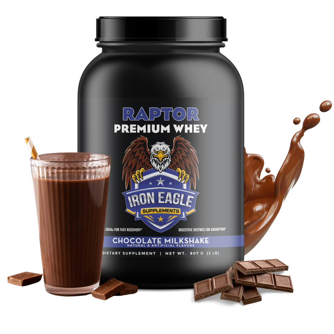 2LB Premium Whey Protein (Chocolate Milkshake) Iron Eagle Supplements LLC